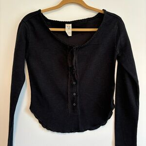 Free People ribbed long sleeve